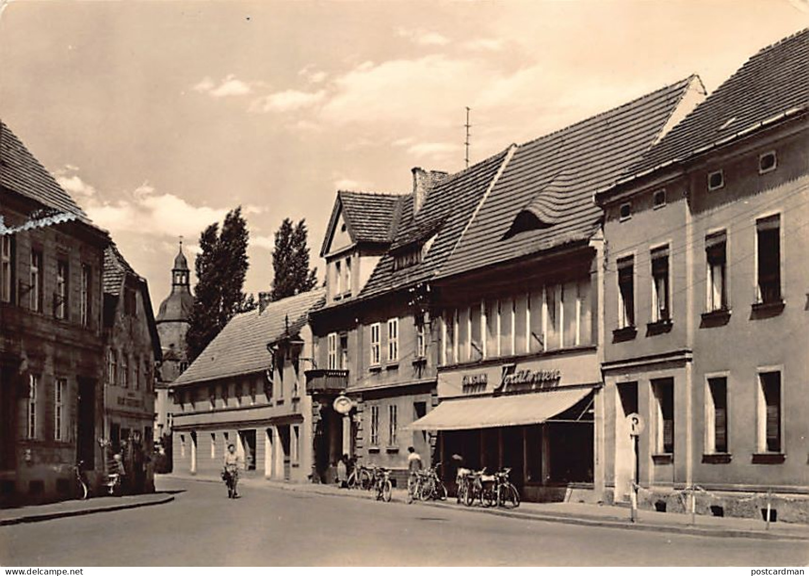 Deutschland - VETSCHAU - Cottbuser Straße - POSTKARTENGRÖSSE 15 cm x 10 cm
