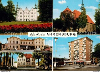 Ahrensburg Schloss Kirche Stadthaus Markt Hochhaus