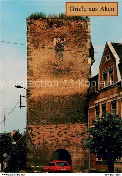 Aken Elbe Dessauer Turm