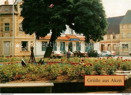 Aken Elbe Marktplatz