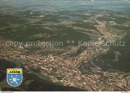 Albstadt Wuerttemberg Schwaebische Alb Fliegeraufnahme Wappen