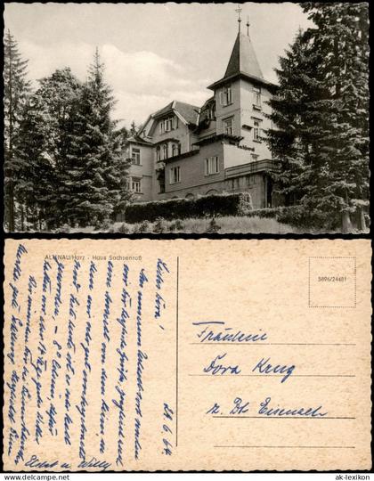 Altenau-Clausthal-Zellerfeld Haus Sachsenroß Altenau im Harz 1964