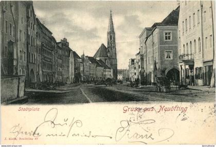 Gruss aus Neuötting - Stadtplatz