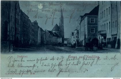 Gruss aus Neuötting - Stadtplatz