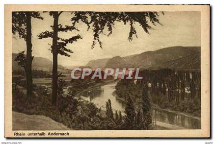 CPA Rhein Unterhalb Andernach