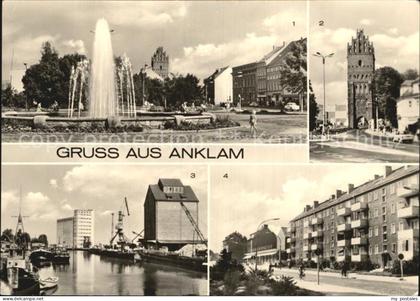 Anklam Mecklenburg-Vorpommern Steintor Hafen Peenstrasse