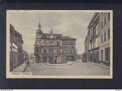 Dt. Reich AK Apolda Karlsplatz 1912