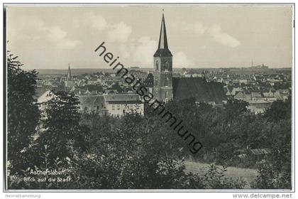 Aschersleben - Kirche - Foto-Ansichtskarte - Verlag Bruno Eggert Aschersleben