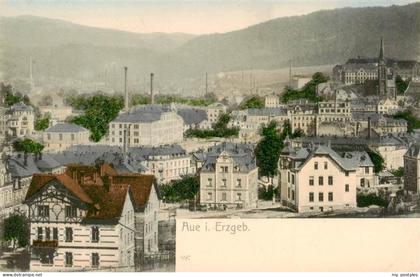Aue Erzgebirge Ortsansicht