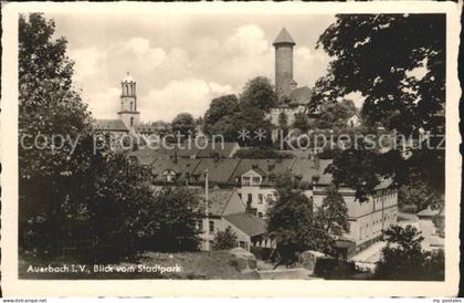 Auerbach Vogtland Blick vom Stadtpark