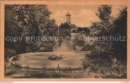 Auerbach Vogtland Brunnen im Park