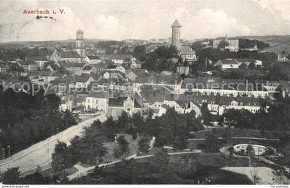 Auerbach Vogtland Stadtpanorama
