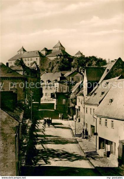 Augustusburg Strassenpartie Die Augustusburg