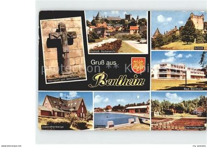 Bentheim Bad Hergott von Bentheim Schloss Kurhaus Jugendherberge Freibad Freilic