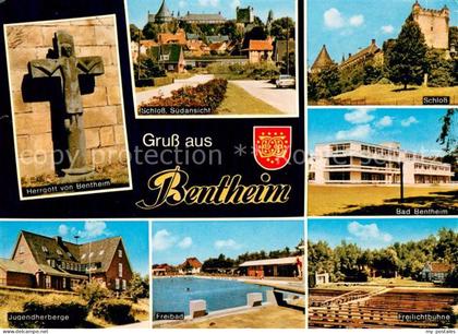 Bentheim Bad Herrgott von Bentheim Schloss Jugendherberge Freibad Freilichtbuehn
