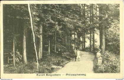 Bergzabern Bad Bergzabern Philosophenweg ungelaufen ca. 1920
