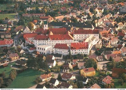 Bad Buchau Federsee Rehaklinik Schloss Bad Buchau Fliegeraufnahme