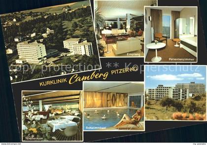 Camberg Bad Kurklinik Camberg Fliegeraufnahme Empfang Patientenzimmer Speiseraum