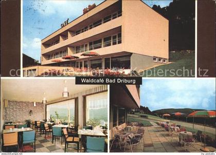 Bad Driburg Waldcafe Bad Driburg Terrasse