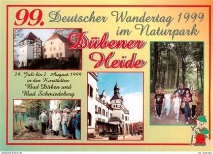 Bad Dueben Naturpark Duebener Heide Kurhaus Bad Schmiedeberg Wandergruppe auf de