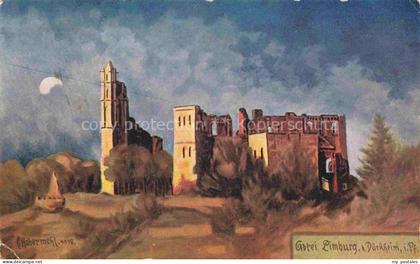 Duerkheim BAD DueRKHEIM Abtei Limburg Ruine Habermehl Kuenstlerkarte