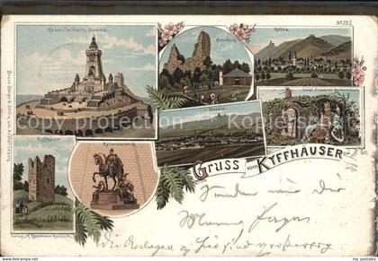 Kyffhaeuser Kaiser Wilhelm Denkmal Rossla Rotenburg Kelbra Reiterstandbild