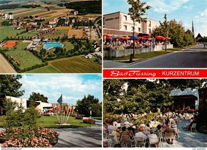 Bad Fuessing Fliegeraufnahme Thermal Bad Teilansichten Kurkonzert