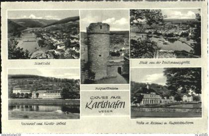 Bad Karlshafen Karlshafen Hotel Bad Grotte Turm Rathaus Hafen