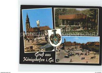 Koenigshofen Bad Kirche Park Markplatz