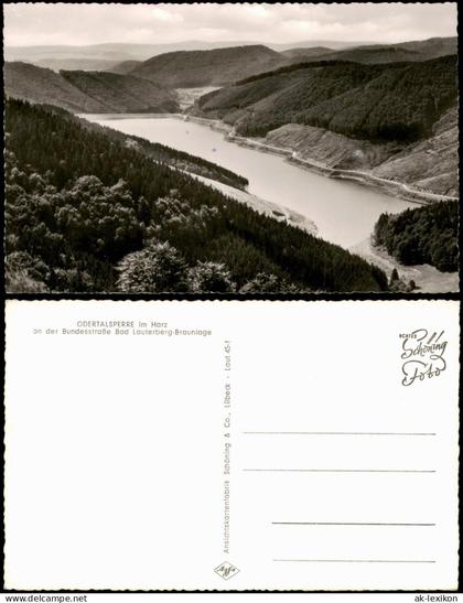 Bad Lauterberg im Harz ODERTALSPERRE Bundesstraße Bad Lauterberg-Braunlage 1960