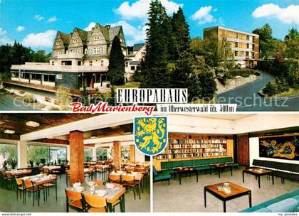 Bad Marienberg Europahaus Speisesaal Bibliothek