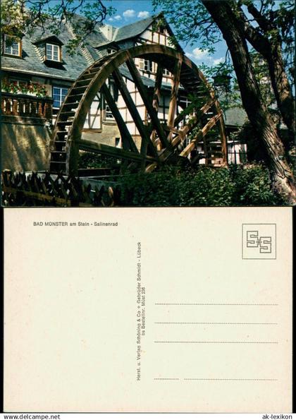 Ansichtskarte Bad Münster am Stein-Ebernburg Salinenrad 1975