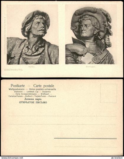 Bad Münster am Stein-Ebernburg Hutten und Sickingen an der Ebernburg 1900