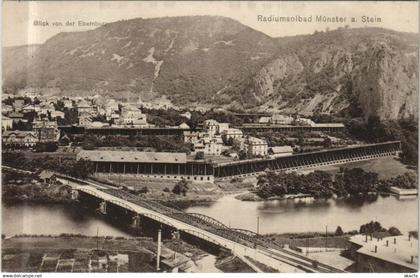 CPA BAD MUNSTER am STEIN Blick von der Ebernburg GERMANY (1162148)