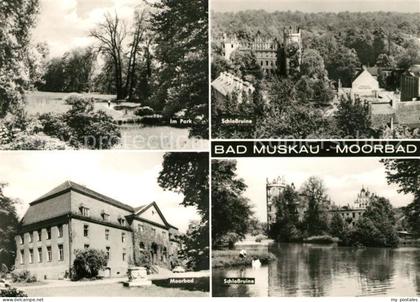 Bad Muskau Oberlausitz Moorbad Park Schlossruine