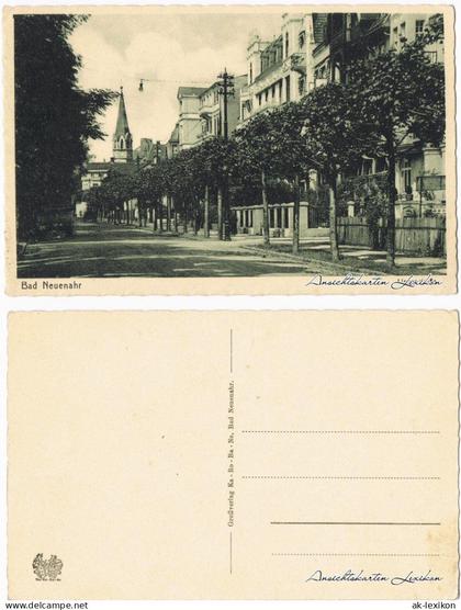 Bad Neuenahr-Bad Neuenahr-Ahrweiler Partie in der Lindenstraße 1930