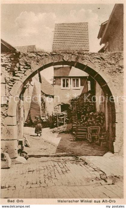 Bad Orb Malerischer Winkel aus Alt Orb