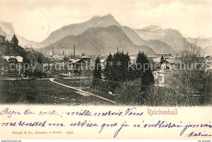 Bad Reichenhall Gesamtansicht mit Alpenpanorama Chiemgauer Alpen