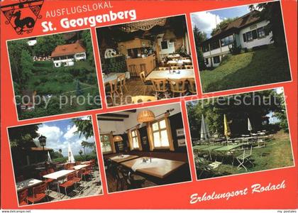 Rodach Bad Ausflugslokal St Georgenberg
