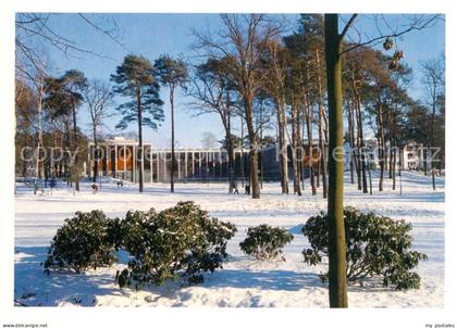 Bad Saarow-Pieskow Kurpark mit Saarow Therme im Winter