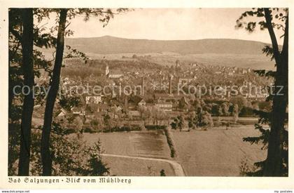 Bad Salzungen Panorama Blick vom Muehlberg