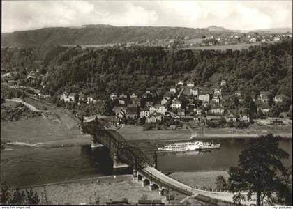 Bad Schandau Elbbruecke Rathmannsdorf