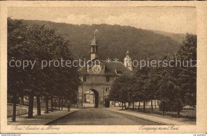 Bad Sooden-Allendorf Eingang zum Bad Kupfertiefdruck