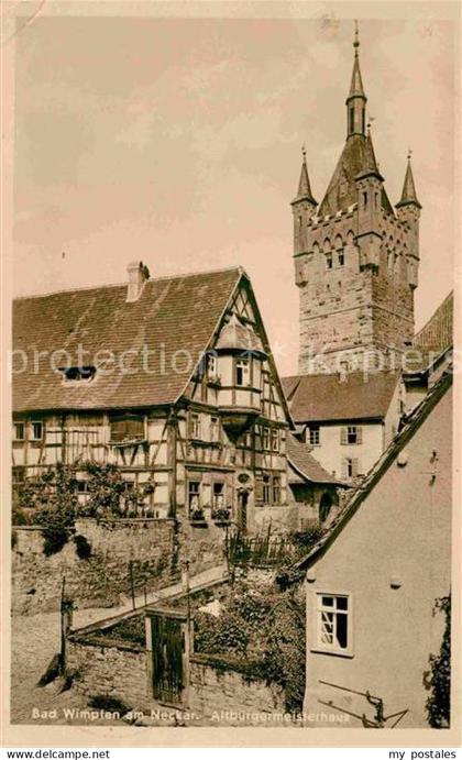 Bad Wimpfen Altbuergermeisterhaus