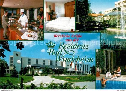 Bad Windsheim Residenz Bad Windsheim Gastraum Zimmer Swimmingpool