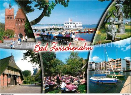 Bad Zwischenahn Hafen Seebruecke Faehrschiff Cafe Hafen Denkmal Kirche
