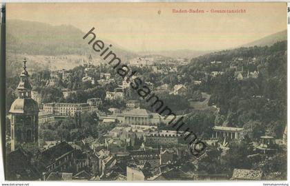 Baden-Baden - Gesamtansicht - Verlag Fr. Spies Baden-Baden
