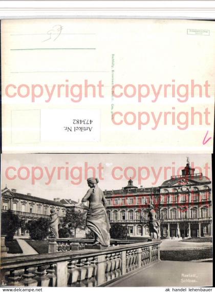 473482,Rastatt Schloss Statuen