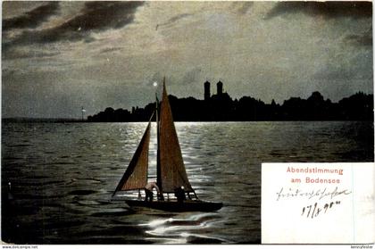 Bodensee, Abendstimmung am Bodensee