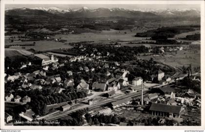 CPA Meckenbeuren in Oberschwaben Württemberg, Fliegeraufnahme